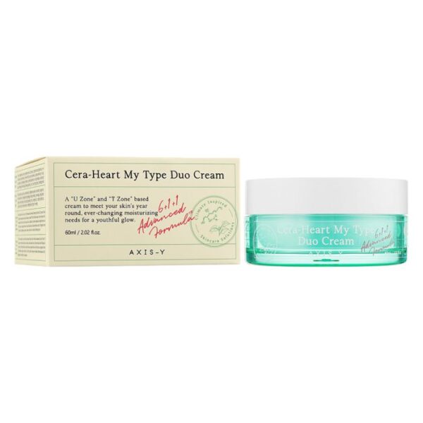 مرطوب-کننده-دوگانه-و-تسکین-دهنده-اکسیس-وای-AXIS-Y-Cera-Heart-My-Type-Duo-Cream-60ml-700x700-1-600x600 کرم مرطوبکننده دوگانه مناسب پوست مختلط| Cera-Heart My Type Duo Cream - Image 1