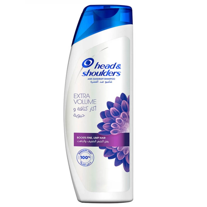 Head-and-Shoulders-Anti-Dandruff-and-Volumizing-Shampoo شامپو ضد شوره و حجم دهنده مدل Extra Volume عربی حجم 400 میلی لیتر (اورجینال) - Image 1